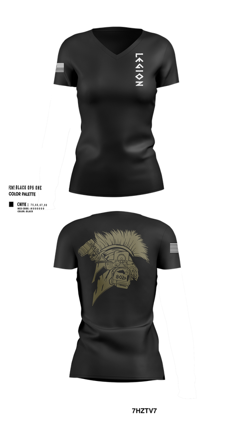 Womens Short Sleeve Vneck Shirt, 802D Security Forces Squadron, , Teamtime, Team time, sublimation, custom sports apparel, team uniforms, spirit wear, spiritwear, sports uniforms, custom shirts, team store, custom team store, fundraiser sports, apparel fundraiser