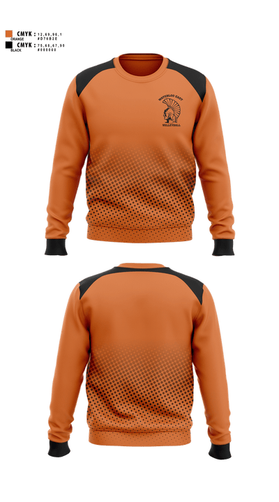 Waterloo East Volleyball 11844990 Crew Neck Sweatshirt - 1