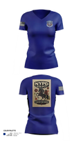 5th Precinct 96743657 Women's Short Sleeve V-neck Shirt - 21