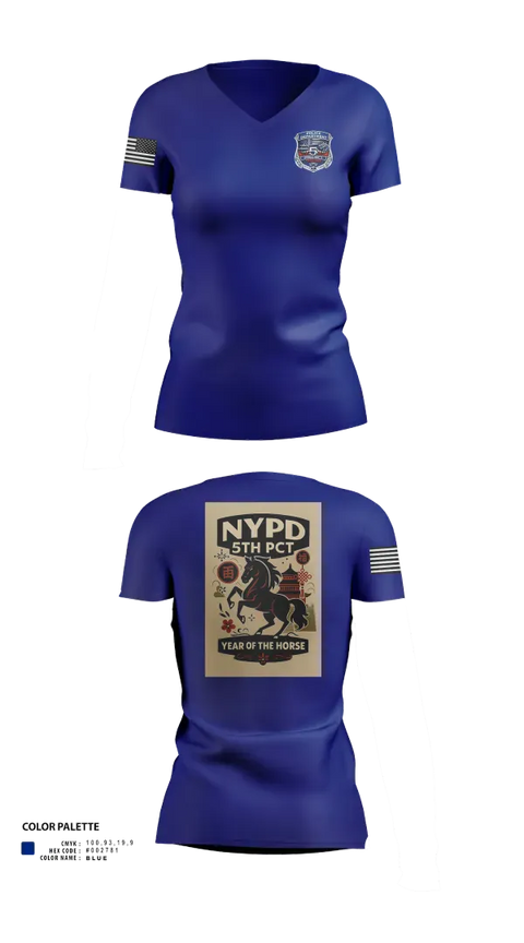Womens Short Sleeve Vneck Shirt, 5th Precinct, Police, Teamtime, Team time, sublimation, custom sports apparel, team uniforms, spirit wear, spiritwear, sports uniforms, custom shirts, team store, custom team store, fundraiser sports, apparel fundraiser
