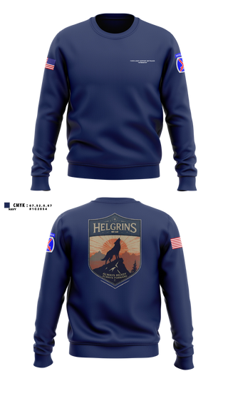 Crew Neck Sweatshirt, Headquarters and Distribution Company, Army, Teamtime, Team time, sublimation, custom sports apparel, team uniforms, spirit wear, spiritwear, sports uniforms, custom shirts, team store, custom team store, fundraiser sports, apparel fundraiser
