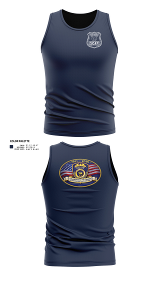 Tank Top, Suffolk county auxiliary police, Police, Teamtime, Team time, sublimation, custom sports apparel, team uniforms, spirit wear, spiritwear, sports uniforms, custom shirts, team store, custom team store, fundraiser sports, apparel fundraiser