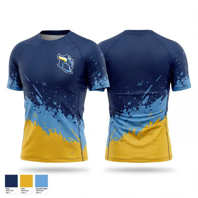 River City Raiders 30714711 Short Sleeve Rash Guard Shirt - 1