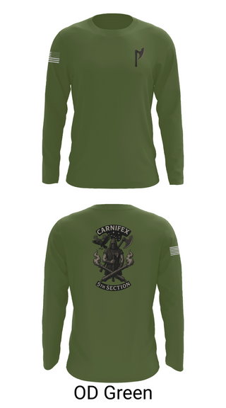 Long Sleeve Performance Shirt, 2-8 FA, C BTRY, , Teamtime, Team time, sublimation, custom sports apparel, team uniforms, spirit wear, spiritwear, sports uniforms, custom shirts, team store, custom team store, fundraiser sports, apparel fundraiser