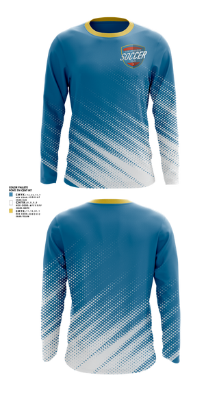 Long Sleeve Performance Shirt, Des Moines Congolese Soccer Team, Men's Soccer, Teamtime, Team time, sublimation, custom sports apparel, team uniforms, spirit wear, spiritwear, sports uniforms, custom shirts, team store, custom team store, fundraiser sports, apparel fundraiser