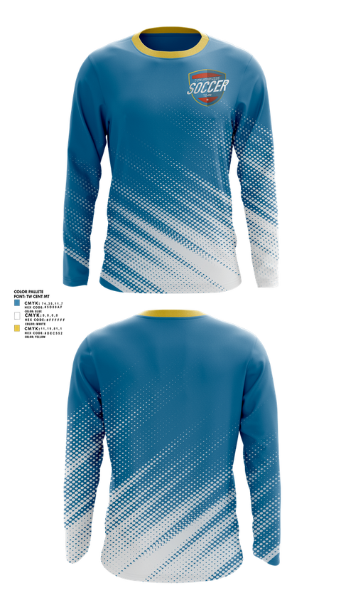 Long Sleeve Performance Shirt, Des Moines Congolese Soccer Team, Men's Soccer, Teamtime, Team time, sublimation, custom sports apparel, team uniforms, spirit wear, spiritwear, sports uniforms, custom shirts, team store, custom team store, fundraiser sports, apparel fundraiser
