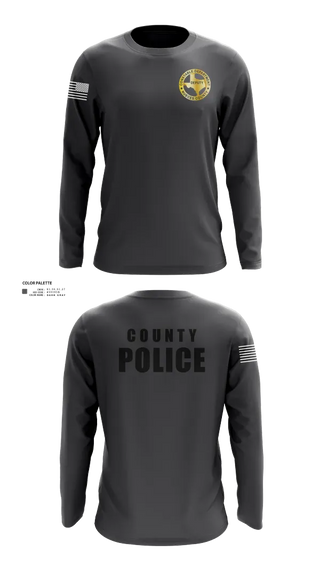 Long Sleeve Performance Shirt, Nueces County Constable PCT4, , Teamtime, Team time, sublimation, custom sports apparel, team uniforms, spirit wear, spiritwear, sports uniforms, custom shirts, team store, custom team store, fundraiser sports, apparel fundraiser