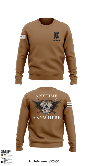 Crew Neck Sweatshirt, 946th FRSD, Army, Teamtime, Team time, sublimation, custom sports apparel, team uniforms, spirit wear, spiritwear, sports uniforms, custom shirts, team store, custom team store, fundraiser sports, apparel fundraiser