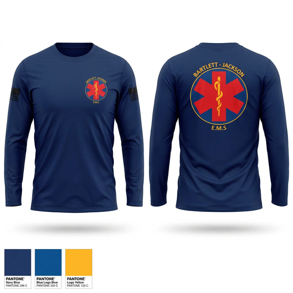 Long Sleeve Performance Shirt, Bartlett Jackson EMS, EMS/EMT, Teamtime, Team time, sublimation, custom sports apparel, team uniforms, spirit wear, spiritwear, sports uniforms, custom shirts, team store, custom team store, fundraiser sports, apparel fundraiser