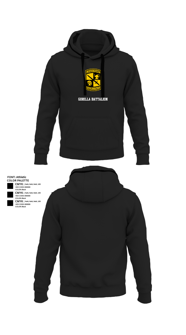 Hoodie, Gorilla battalion, , Teamtime, Team time, sublimation, custom sports apparel, team uniforms, spirit wear, spiritwear, sports uniforms, custom shirts, team store, custom team store, fundraiser sports, apparel fundraiser