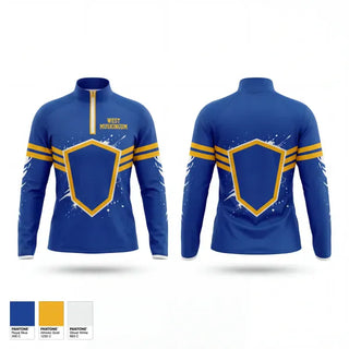 Quarter Zip Jacket, West Muskingum, Wrestling, Teamtime, Team time, sublimation, custom sports apparel, team uniforms, spirit wear, spiritwear, sports uniforms, custom shirts, team store, custom team store, fundraiser sports, apparel fundraiser