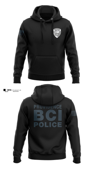 Hoodie, Providence Police BCI, Police, Teamtime, Team time, sublimation, custom sports apparel, team uniforms, spirit wear, spiritwear, sports uniforms, custom shirts, team store, custom team store, fundraiser sports, apparel fundraiser