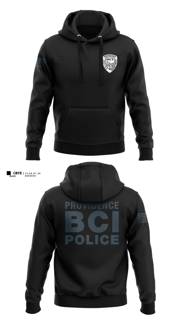 Hoodie, Providence Police BCI, Police, Teamtime, Team time, sublimation, custom sports apparel, team uniforms, spirit wear, spiritwear, sports uniforms, custom shirts, team store, custom team store, fundraiser sports, apparel fundraiser