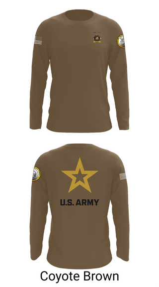 Long Sleeve Performance Shirt, University of Toledo Army Marksmanship Unit, Army, Teamtime, Team time, sublimation, custom sports apparel, team uniforms, spirit wear, spiritwear, sports uniforms, custom shirts, team store, custom team store, fundraiser sports, apparel fundraiser