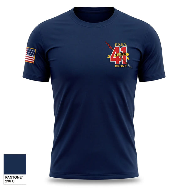 Short Sleeve Performance Shirt, Ladder 41, Fire Department, Teamtime, Team time, sublimation, custom sports apparel, team uniforms, spirit wear, spiritwear, sports uniforms, custom shirts, team store, custom team store, fundraiser sports, apparel fundraiser