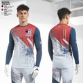 Crane Medical Preparatory High School Football 70643526 Long Sleeve Performance Shirt 2