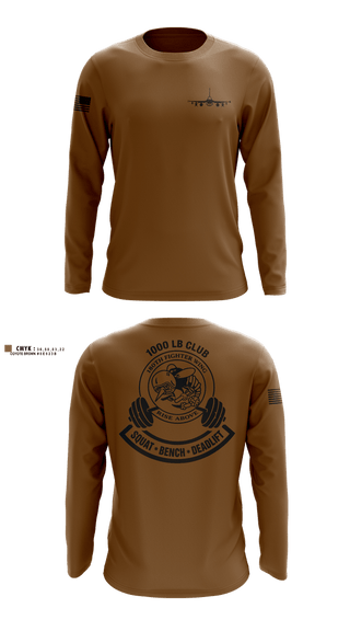 Long Sleeve Performance Shirt, 180th fighter wing, Air Force, Teamtime, Team time, sublimation, custom sports apparel, team uniforms, spirit wear, spiritwear, sports uniforms, custom shirts, team store, custom team store, fundraiser sports, apparel fundraiser