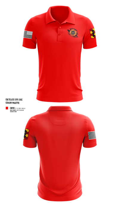 434th FA BDE H2F 66050824 Short Sleeve Performance Polo - 155