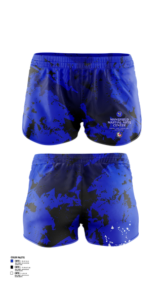 Womens Shorts, Mansfield Martial Arts Center, , Teamtime, Team time, sublimation, custom sports apparel, team uniforms, spirit wear, spiritwear, sports uniforms, custom shirts, team store, custom team store, fundraiser sports, apparel fundraiser