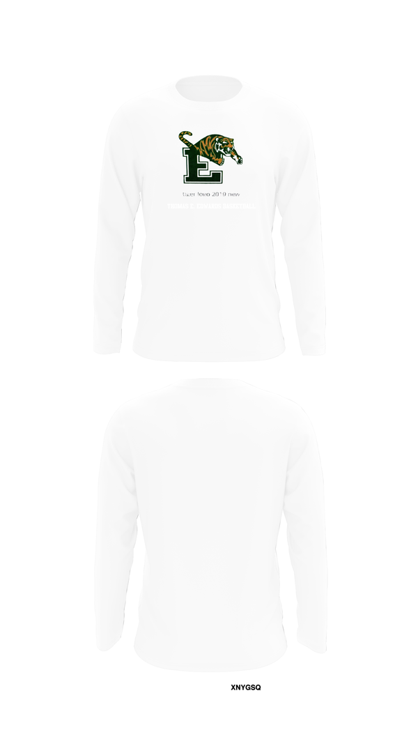 Long Sleeve Performance Shirt, Thomas E. Edwards Basketball, Men's Basketball, Teamtime, Team time, sublimation, custom sports apparel, team uniforms, spirit wear, spiritwear, sports uniforms, custom shirts, team store, custom team store, fundraiser sports, apparel fundraiser