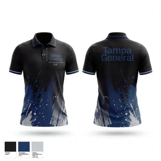 Short Sleeve Performance Polo, Tampa General, Police, Teamtime, Team time, sublimation, custom sports apparel, team uniforms, spirit wear, spiritwear, sports uniforms, custom shirts, team store, custom team store, fundraiser sports, apparel fundraiser