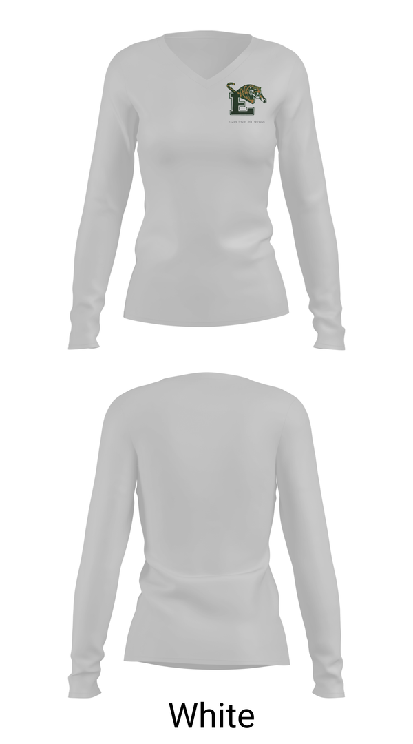 Womens Long Sleeve Vneck Shirt, Thomas E. Edwards Basketball, Men's Basketball, Teamtime, Team time, sublimation, custom sports apparel, team uniforms, spirit wear, spiritwear, sports uniforms, custom shirts, team store, custom team store, fundraiser sports, apparel fundraiser