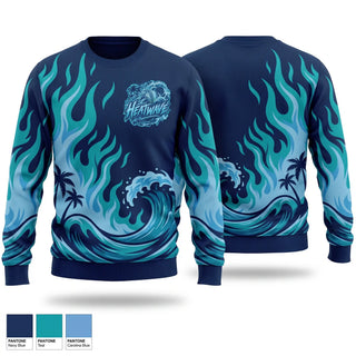 Crew Neck Sweatshirt, Heatwave, Softball, Teamtime, Team time, sublimation, custom sports apparel, team uniforms, spirit wear, spiritwear, sports uniforms, custom shirts, team store, custom team store, fundraiser sports, apparel fundraiser