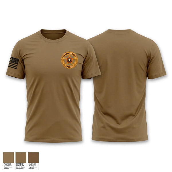 Old School Cotton Feel Shirt, Canadian County Sheriff's Office, Police, Teamtime, Team time, sublimation, custom sports apparel, team uniforms, spirit wear, spiritwear, sports uniforms, custom shirts, team store, custom team store, fundraiser sports, apparel fundraiser