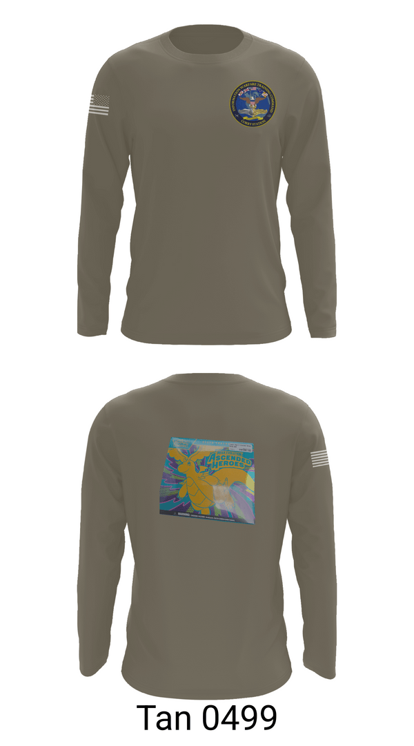 Long Sleeve Performance Shirt, Information Warfare Training Command Corry Station, Navy, Teamtime, Team time, sublimation, custom sports apparel, team uniforms, spirit wear, spiritwear, sports uniforms, custom shirts, team store, custom team store, fundraiser sports, apparel fundraiser