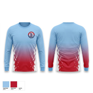 Long Sleeve Performance Shirt, Baker Rangers, Baseball, Teamtime, Team time, sublimation, custom sports apparel, team uniforms, spirit wear, spiritwear, sports uniforms, custom shirts, team store, custom team store, fundraiser sports, apparel fundraiser