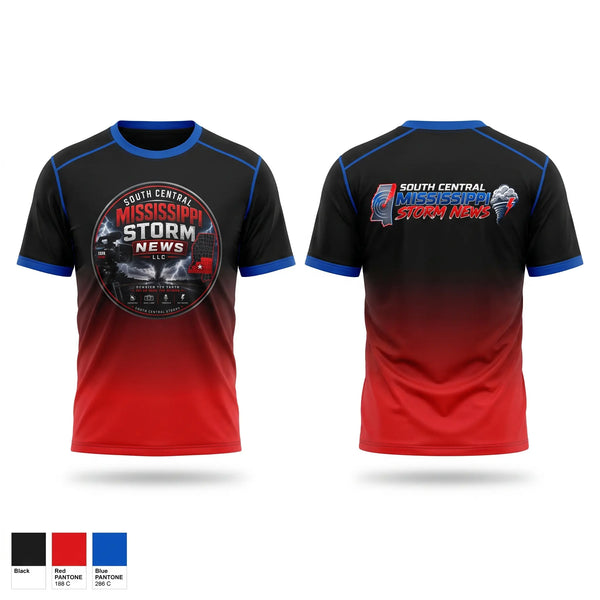 Short Sleeve Performance Shirt, South central Mississippi storm chasers, , Teamtime, Team time, sublimation, custom sports apparel, team uniforms, spirit wear, spiritwear, sports uniforms, custom shirts, team store, custom team store, fundraiser sports, apparel fundraiser