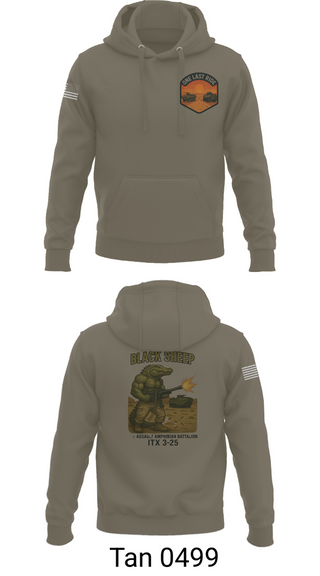 Hoodie, 4th Assault Amphibian Battalion, Company B, , Teamtime, Team time, sublimation, custom sports apparel, team uniforms, spirit wear, spiritwear, sports uniforms, custom shirts, team store, custom team store, fundraiser sports, apparel fundraiser