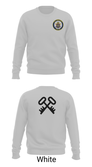 Crew Neck Sweatshirt, USS ANNAPOLIS, Navy, Teamtime, Team time, sublimation, custom sports apparel, team uniforms, spirit wear, spiritwear, sports uniforms, custom shirts, team store, custom team store, fundraiser sports, apparel fundraiser