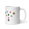 80th TC, TTC-Dix 36888553 White Glossy Mug - Small