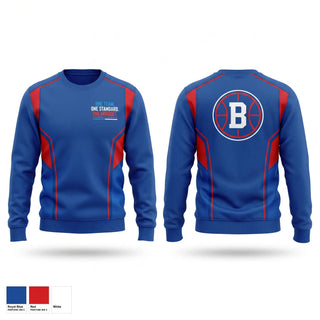 Crew Neck Sweatshirt, Burgard Bulldogs, Men's Basketball, Teamtime, Team time, sublimation, custom sports apparel, team uniforms, spirit wear, spiritwear, sports uniforms, custom shirts, team store, custom team store, fundraiser sports, apparel fundraiser