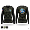 NAS Pensacola Police / Security Forces Women's Long Sleeve V-neck Shirt - 1
