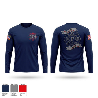 Long Sleeve Performance Shirt, Elyria Fire Department, Fire Department, Teamtime, Team time, sublimation, custom sports apparel, team uniforms, spirit wear, spiritwear, sports uniforms, custom shirts, team store, custom team store, fundraiser sports, apparel fundraiser