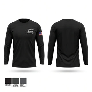 Long Sleeve Performance Shirt, Fairview Engine Company 3, Fire Department, Teamtime, Team time, sublimation, custom sports apparel, team uniforms, spirit wear, spiritwear, sports uniforms, custom shirts, team store, custom team store, fundraiser sports, apparel fundraiser