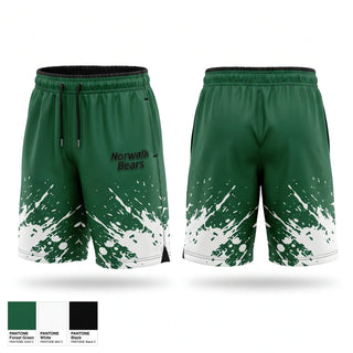Athletic Shorts With Pockets, Norwalk Bears, , Teamtime, Team time, sublimation, custom sports apparel, team uniforms, spirit wear, spiritwear, sports uniforms, custom shirts, team store, custom team store, fundraiser sports, apparel fundraiser