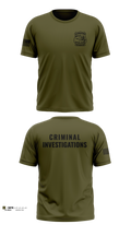 Criminal Investigations Unit Old School Cotton Feel Shirt - 14