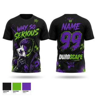 Short Sleeve Performance Shirt, Why So Serious, Softball, Teamtime, Team time, sublimation, custom sports apparel, team uniforms, spirit wear, spiritwear, sports uniforms, custom shirts, team store, custom team store, fundraiser sports, apparel fundraiser