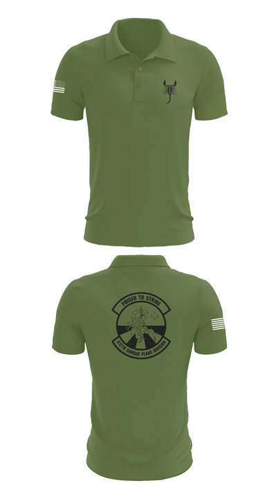612 Combat Plans Division 33467632 Short Sleeve Performance Polo - 47