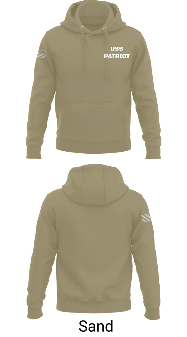 Hoodie, USS PATRIOT, Navy, Teamtime, Team time, sublimation, custom sports apparel, team uniforms, spirit wear, spiritwear, sports uniforms, custom shirts, team store, custom team store, fundraiser sports, apparel fundraiser