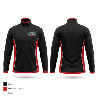 Quarter Zip Jacket, Cannon AFB, Men's Basketball, Teamtime, Team time, sublimation, custom sports apparel, team uniforms, spirit wear, spiritwear, sports uniforms, custom shirts, team store, custom team store, fundraiser sports, apparel fundraiser