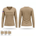 US Military Wardogs 67272013 Women's Long Sleeve V-neck Shirt - 1