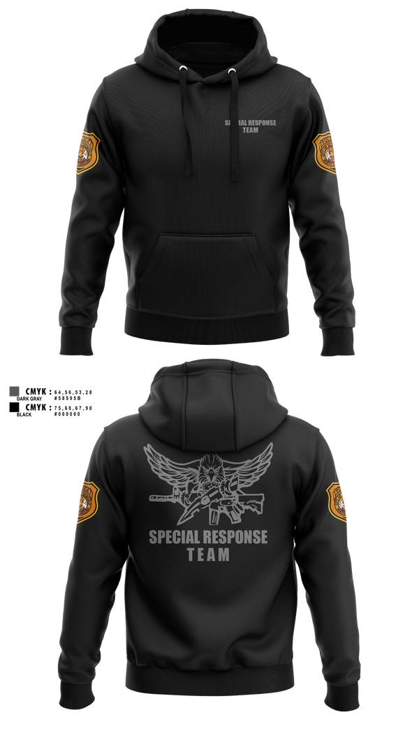 Hoodie, Special Response Team, Police, Teamtime, Team time, sublimation, custom sports apparel, team uniforms, spirit wear, spiritwear, sports uniforms, custom shirts, team store, custom team store, fundraiser sports, apparel fundraiser
