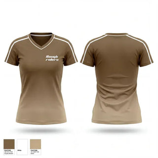 Womens Short Sleeve Vneck Shirt, Rough riders, Spirit Store, Teamtime, Team time, sublimation, custom sports apparel, team uniforms, spirit wear, spiritwear, sports uniforms, custom shirts, team store, custom team store, fundraiser sports, apparel fundraiser