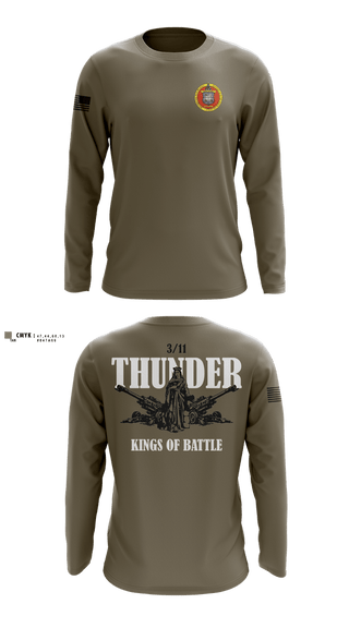 Long Sleeve Performance Shirt, 3 Bn 11th Mar, Marines, Teamtime, Team time, sublimation, custom sports apparel, team uniforms, spirit wear, spiritwear, sports uniforms, custom shirts, team store, custom team store, fundraiser sports, apparel fundraiser