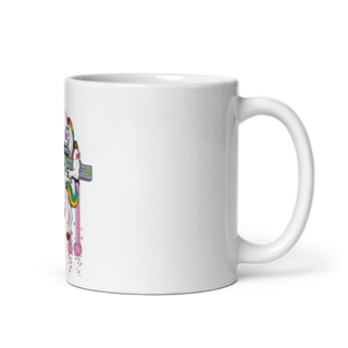 Bussy Squad 89240186 White Glossy Mug - Small
