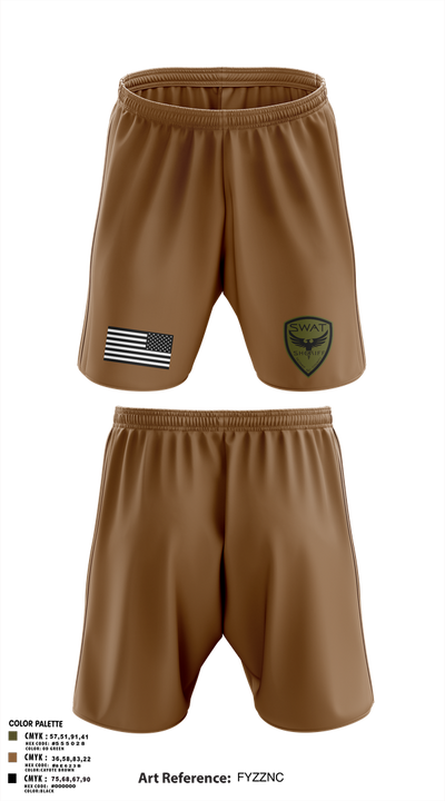 SWAT 89423613 Athletic Shorts With Pockets - 2
